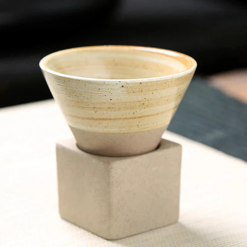 Japanische Teetasse | Handgefertigt Stilvoll Langlebig Keramik Vielseitig-5-Luzern Mode