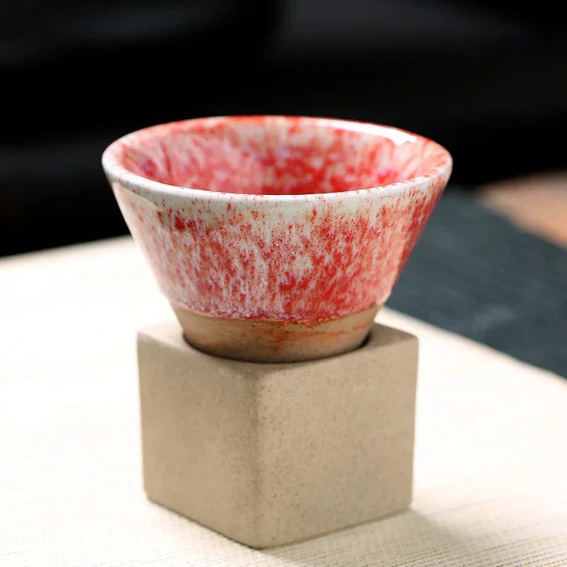 Japanische Teetasse | Handgefertigt Stilvoll Langlebig Keramik Vielseitig-6-Luzern Mode