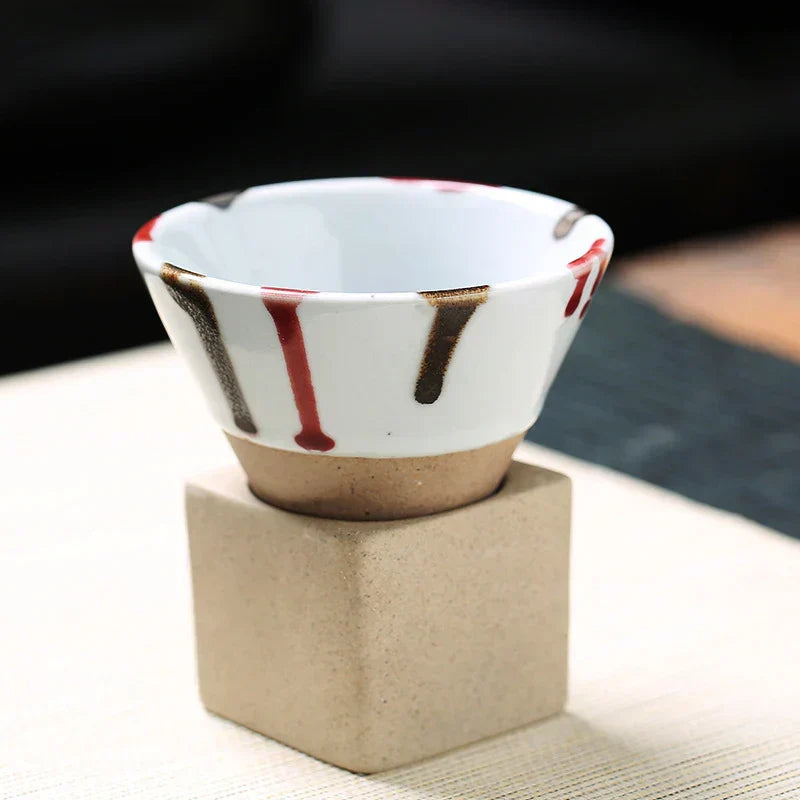 Japanische Teetasse | Handgefertigt Stilvoll Langlebig Keramik Vielseitig-9-Luzern Mode