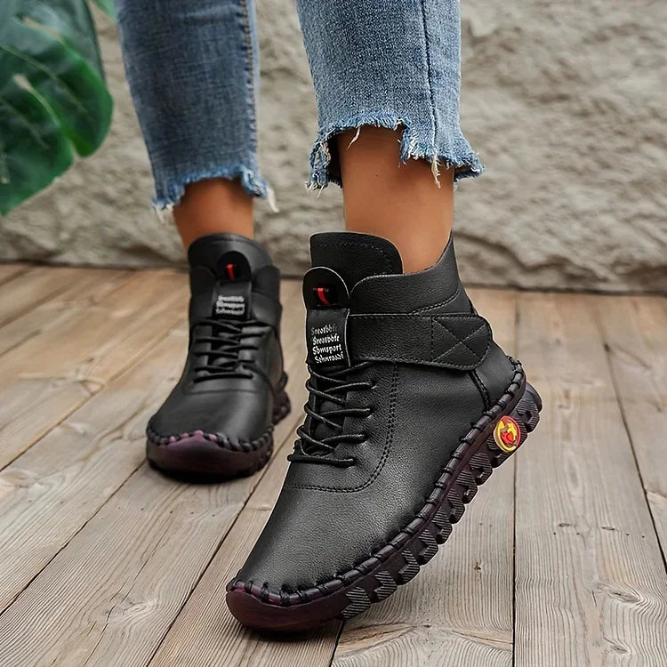 Herren Outdoor Wanderschuhe rutschfest und wasserdicht-Schwarz-35-Luzern Mode