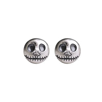 Ohrringe | Kürbis Schädel Silber Langlebig Einzigartig Halloween Auffällig-Luzern Mode
