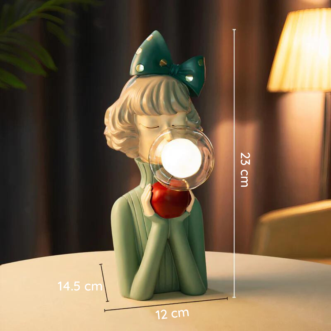 Handgefertigte Tischlampe | Kunstharz Stilvoll Einzigartig Vielseitig Atmosphärisch-Rosie-Luzern Mode