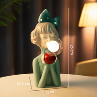 Handgefertigte Tischlampe | Kunstharz Stilvoll Einzigartig Vielseitig Atmosphärisch-Rosie-Luzern Mode