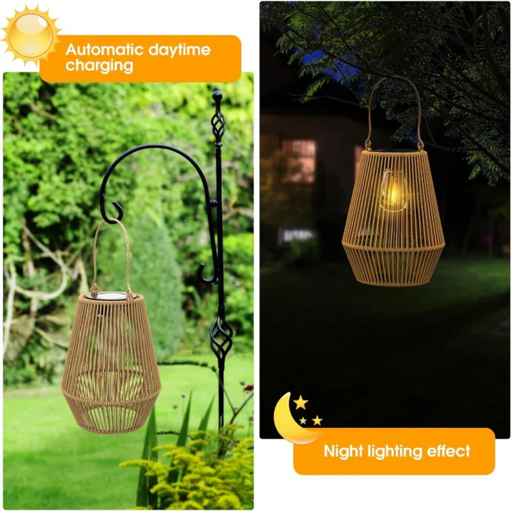 Solar-Gartenlampe | Einzigartig Handgefertigt Wasserfest Atmosphärisch Langlebig-Luzern Mode