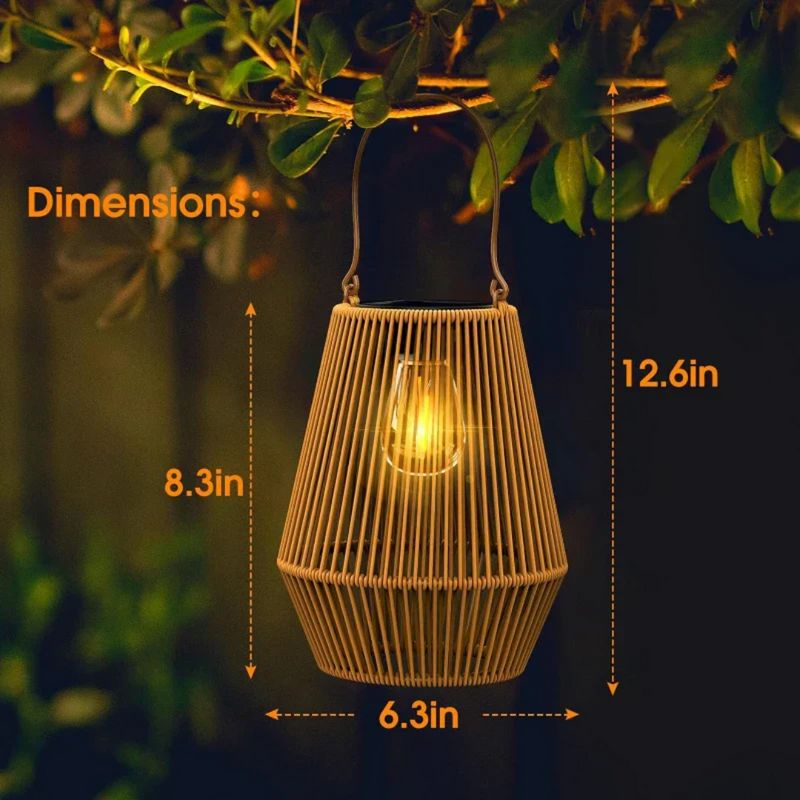 Solar-Gartenlampe | Einzigartig Handgefertigt Wasserfest Atmosphärisch Langlebig-Luzern Mode