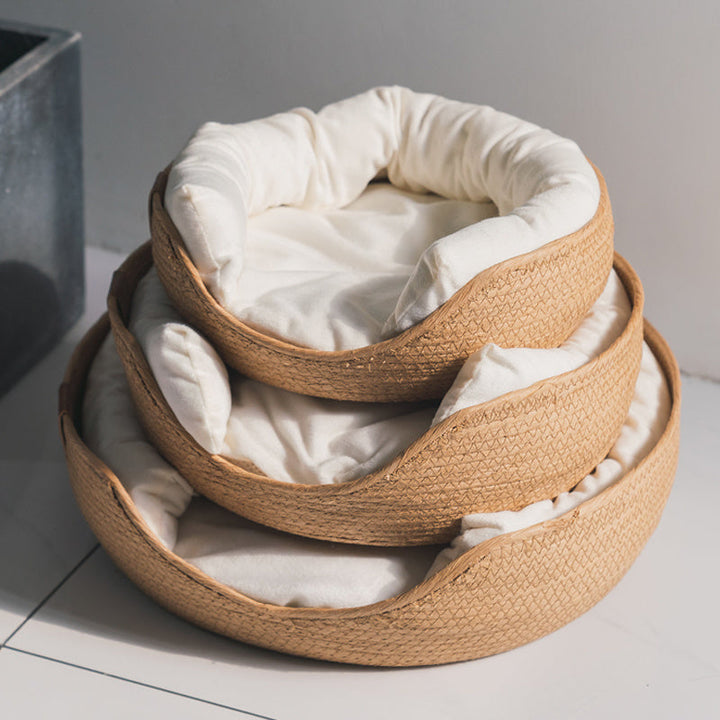 Katzenbett | Handgefertigt | Bequem | Waschbarer Bezug | Stilvoll-Luzern Mode