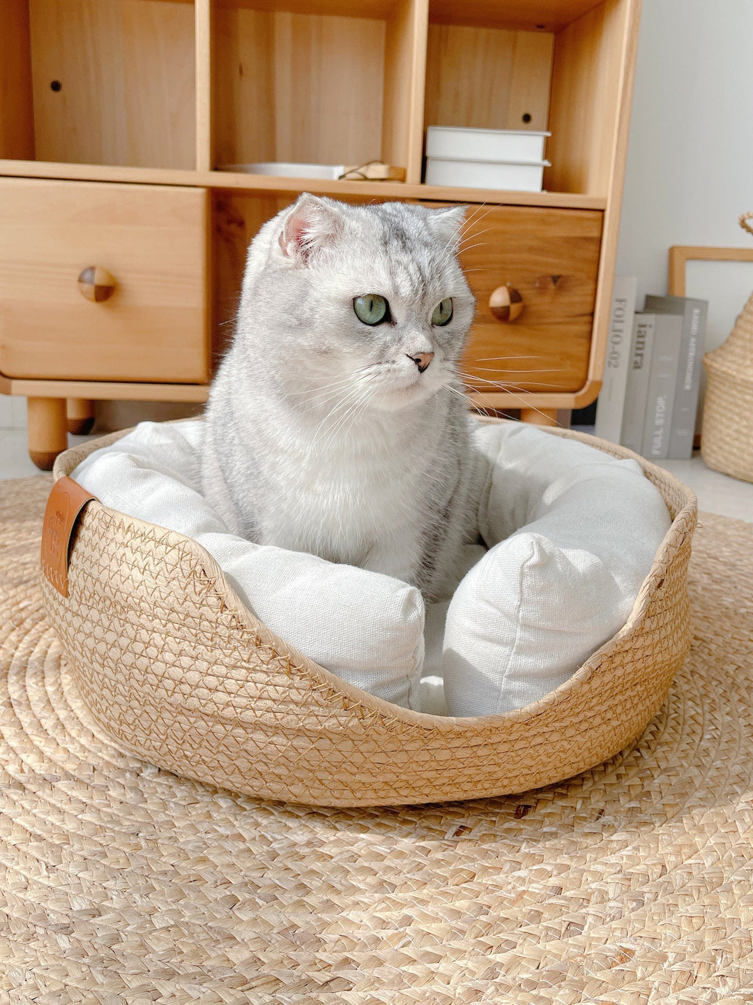 Katzenbett | Handgefertigt | Bequem | Waschbarer Bezug | Stilvoll-Luzern Mode