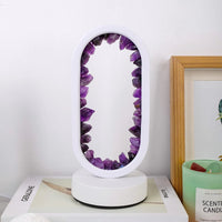 Amethystlampe | Handgemacht | Beruhigend | Stehend | Kompakt | E14-Luzern Mode