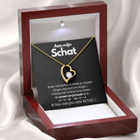 -18 Karat Gelbgold-Luxus (Mahagoni + LED-Spot)-Luzern Mode