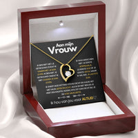 -18 Karat Gelbgold-Luxus (Mahagoni + LED-Spot)-Luzern Mode
