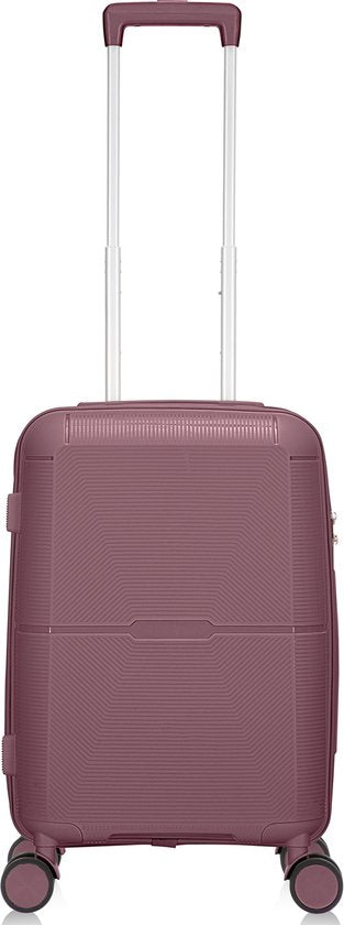 Handgepäckkoffer | Hartschale | TSA-Zahlenschloss | Robust | Leicht-Rosa-Luzern Mode