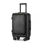 Hartschalen-Koffer | 3 Größen | TSA-Zahlenschloss | 4 Spinnerrollen-Schwarz-S (40 L)-Luzern Mode
