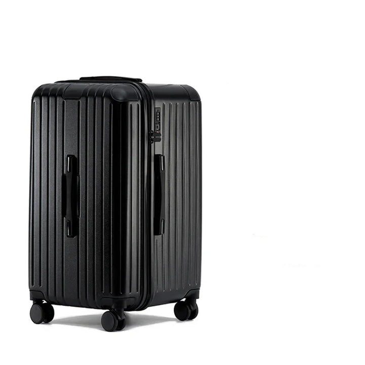 Hartschalen-Koffer | Erweiterbar | Anti-RFID | TSA-Schloss | 4 Rollen-Schwarz-M (70 L)-Luzern Mode