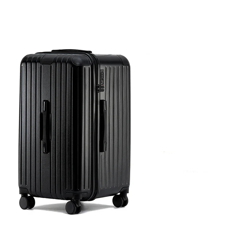 Hartschalen-Koffer | Erweiterbar | Anti-RFID | TSA-Schloss | 4 Rollen-Schwarz-M (70 L)-Luzern Mode