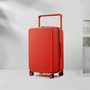 Hartschalen-Koffer | Breitem Griff | TSA-Zahlenschloss | Spinnerrollen-Rot-S (37 L)-Luzern Mode