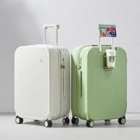 Hartschalen-Reisekoffer | Leicht | Robust | Integrierte Halter-Luzern Mode