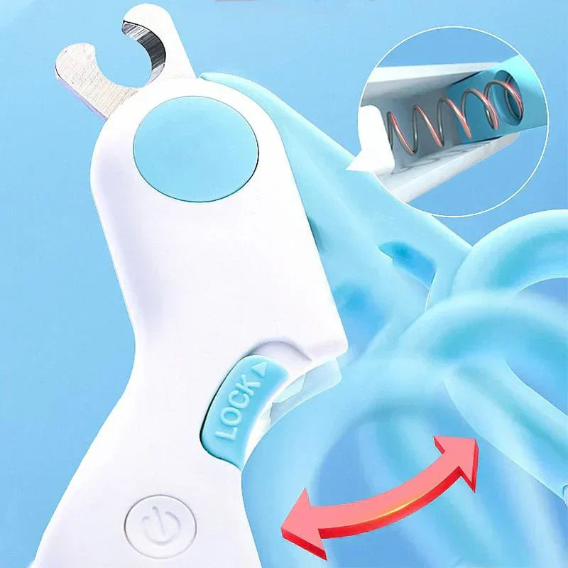 Haustier Nagelknipser | LED | Sicher | Anti-Stress | Schmerzlos | Ergonomisch-Luzern Mode