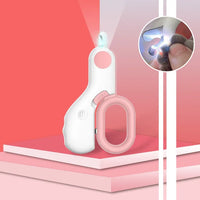 Haustier Nagelknipser | LED | Sicher | Anti-Stress | Schmerzlos | Ergonomisch-Rosa-Luzern Mode