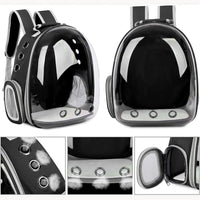 Haustier Rucksack | Bequem Transparent Atmungsaktiv Ergonomisch Langlebig-Luzern Mode