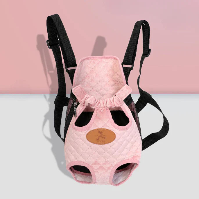 Haustier Tragetuch | Baumwolle Atmungsaktiv Komfortabel Ergonomisch Mesh-M (2.5kg - 3.5kg)-Rosa-Luzern Mode