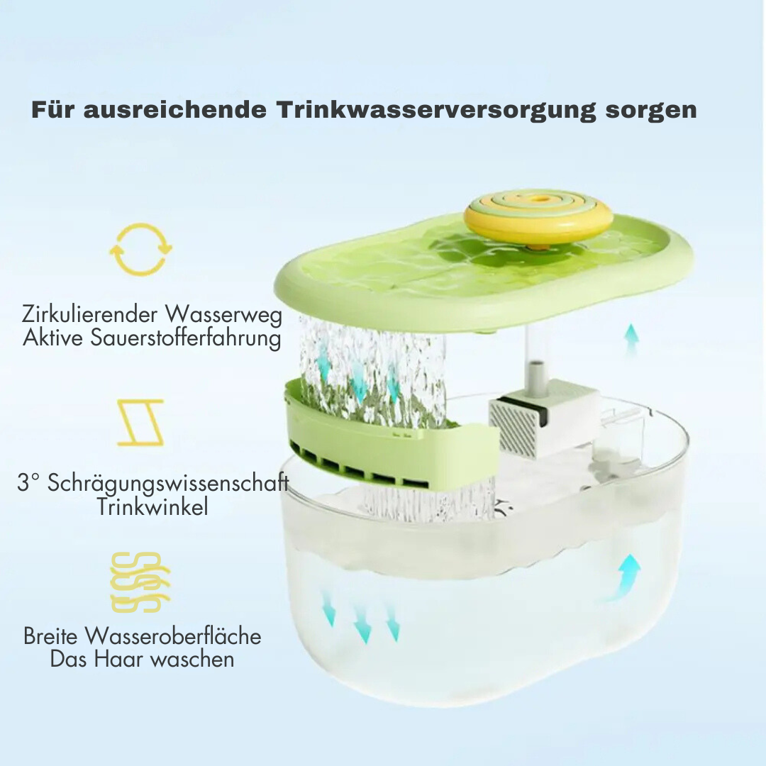 Haustier Trinkbrunnen | Pumpe Filter Frisch Hygienisch Langlebig Pflegend-Grün-Luzern Mode