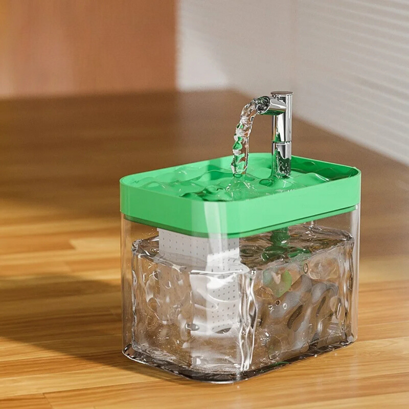 Haustier Trinkschale | Fontäne Frisch Hydratation Pflege Vielseitig-Grün-Luzern Mode