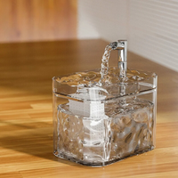 Haustier Trinkschale | Fontäne Frisch Hydratation Pflege Vielseitig-Transparent-Luzern Mode