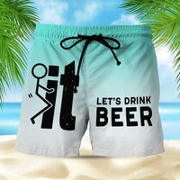 Herren Badeshorts | Hawaii | Elastischem Bund | Taschen | UV-Schutz-Luzern Mode