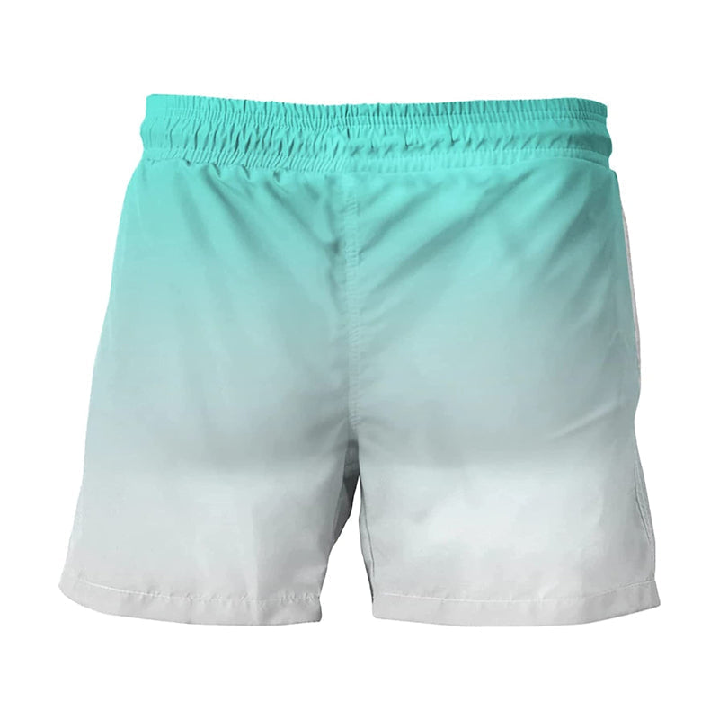 Herren Badeshorts | Hawaii | Elastischem Bund | Taschen | UV-Schutz-Luzern Mode