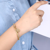 Bedelarmband | Glaube San Benito Langlebig Stilvoll Symbolisch Silber-Luzern Mode