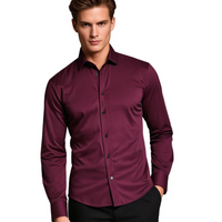 Herren Businesshemd Slim Fit - Elegantes Langarmhemd-Luzern Mode