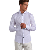 Herren Businesshemd Slim Fit - Elegantes Langarmhemd-Luzern Mode
