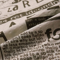 Herren Freizeit Hemd mit Zeitungsdruck - Baumwolle Streetwear-Luzern Mode