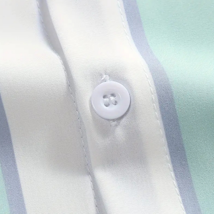 Herren Kurzarmhemd mit Streifenmuster - Sommermode-Luzern Mode