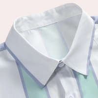 Herren Kurzarmhemd mit Streifenmuster - Sommermode-Luzern Mode