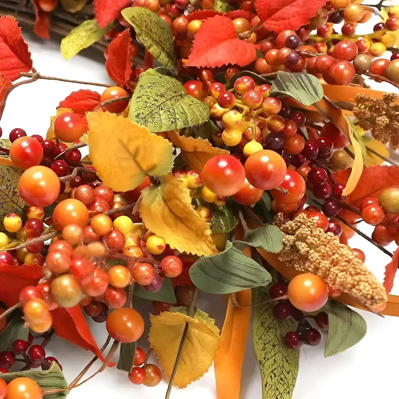 Herbstkranz | Vielseitig Naturgetreu Langlebig Stimmungsvolll Natürlich-Luzern Mode