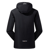 Herrenparka mit abnehmbarer Kapuze – Victor