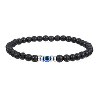 Herren-Armband | Verstellbar | Böse Auge | Naturstein | Markant-Lavastein-Luzern Mode