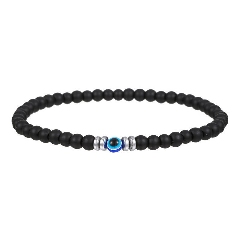 Herren-Armband | Verstellbar | Böse Auge | Naturstein | Markant-Luzern Mode