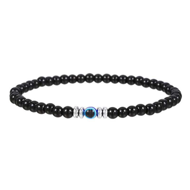 Herren-Armband | Verstellbar | Böse Auge | Naturstein | Markant-Luzern Mode