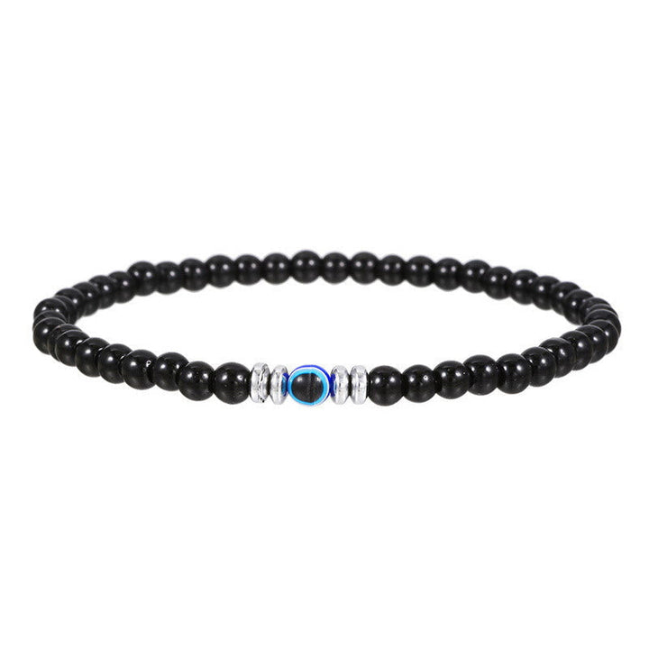 Herren-Armband | Verstellbar | Böse Auge | Naturstein | Markant-Luzern Mode