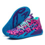 Herren Basketballschuhe | Hoch | Antirutschsohle | Schnürung | Farbe-Blau-39-Luzern Mode