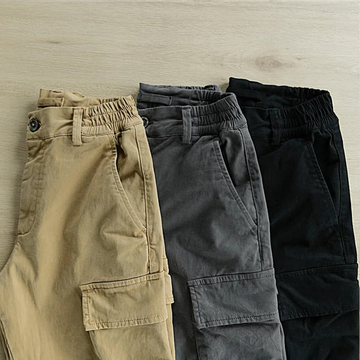 Herren Cargohose | Lang | Elastisch | Schnelltrocknend | Taschen | Stark-Luzern Mode