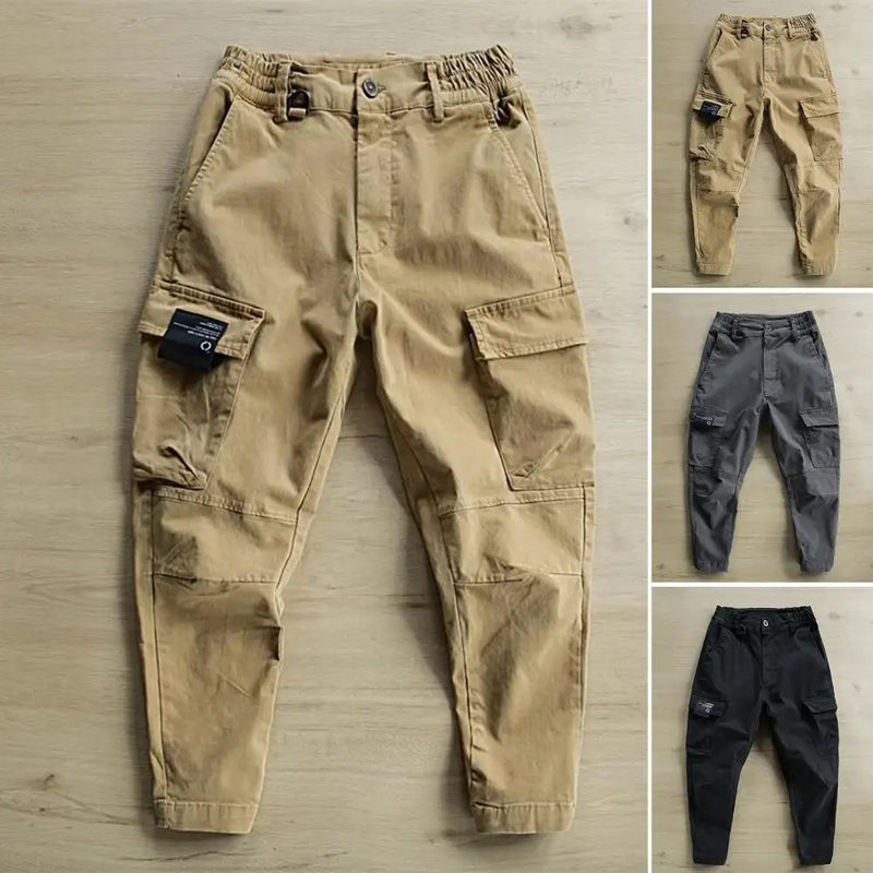 Herren Cargohose | Lang | Elastisch | Schnelltrocknend | Taschen | Stark-Luzern Mode
