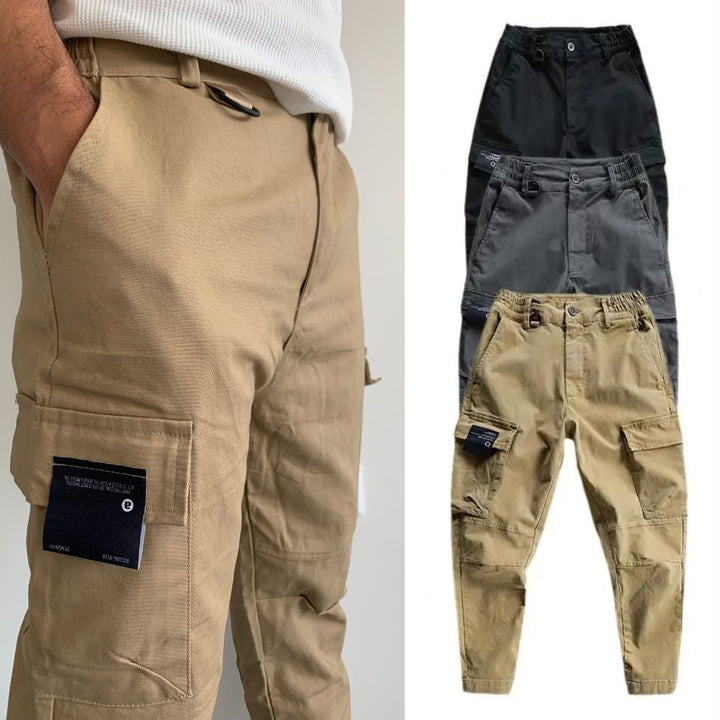 Herren Cargohose | Lang | Elastisch | Schnelltrocknend | Taschen | Stark-Luzern Mode