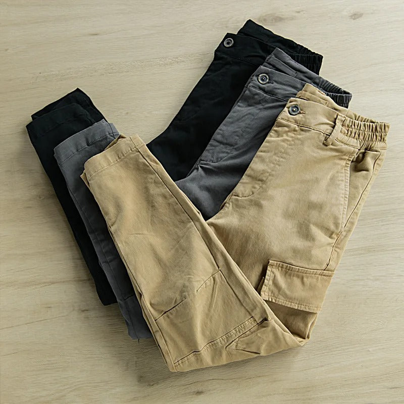 Herren Cargohose | Lang | Elastisch | Schnelltrocknend | Taschen | Stark-Luzern Mode
