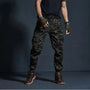 Herren Cargohose mit Taschen - Bequeme Outdoor-Hose-Dunkelgrün-S-Luzern Mode