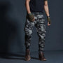 Herren Cargohose mit Taschen - Bequeme Outdoor-Hose-Grau-S-Luzern Mode