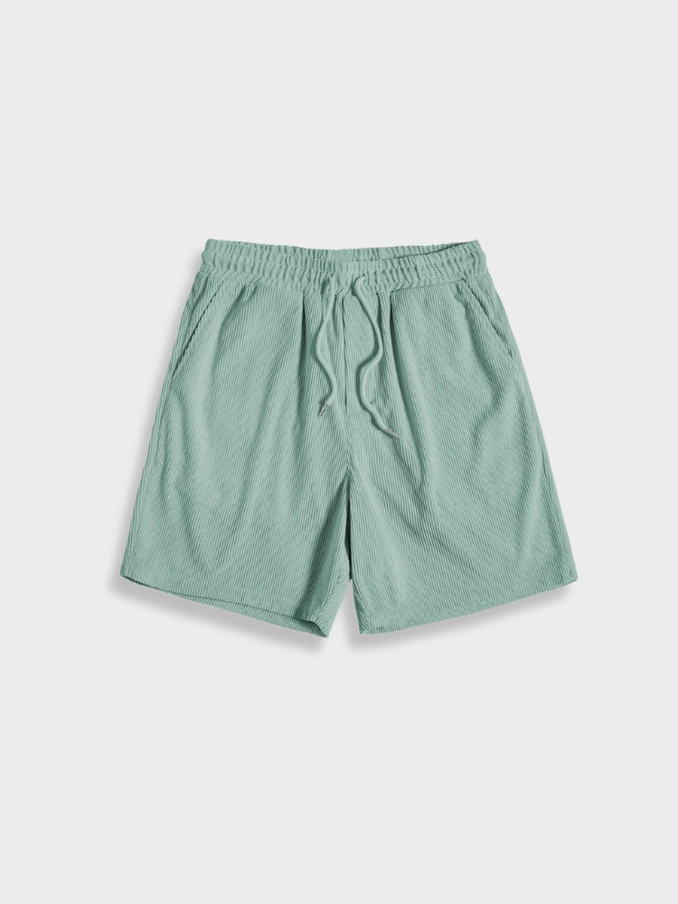 Herren Corduroy Shorts mit Knopfverschluss – Sven