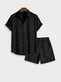 Herren Corduroy Shorts mit Knopfverschluss – Sven